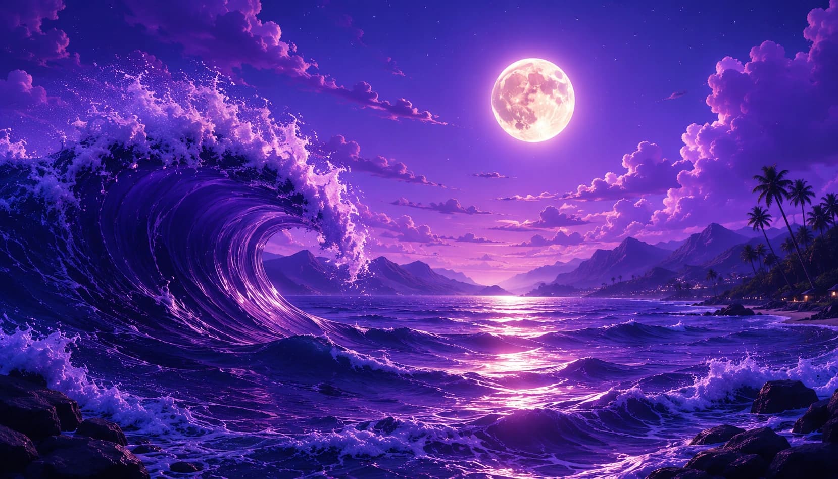 Grape Tide Dock theme