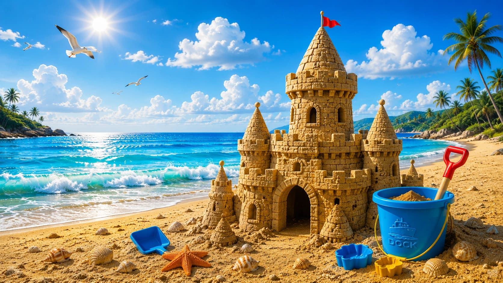 Sand Castle Dock theme
